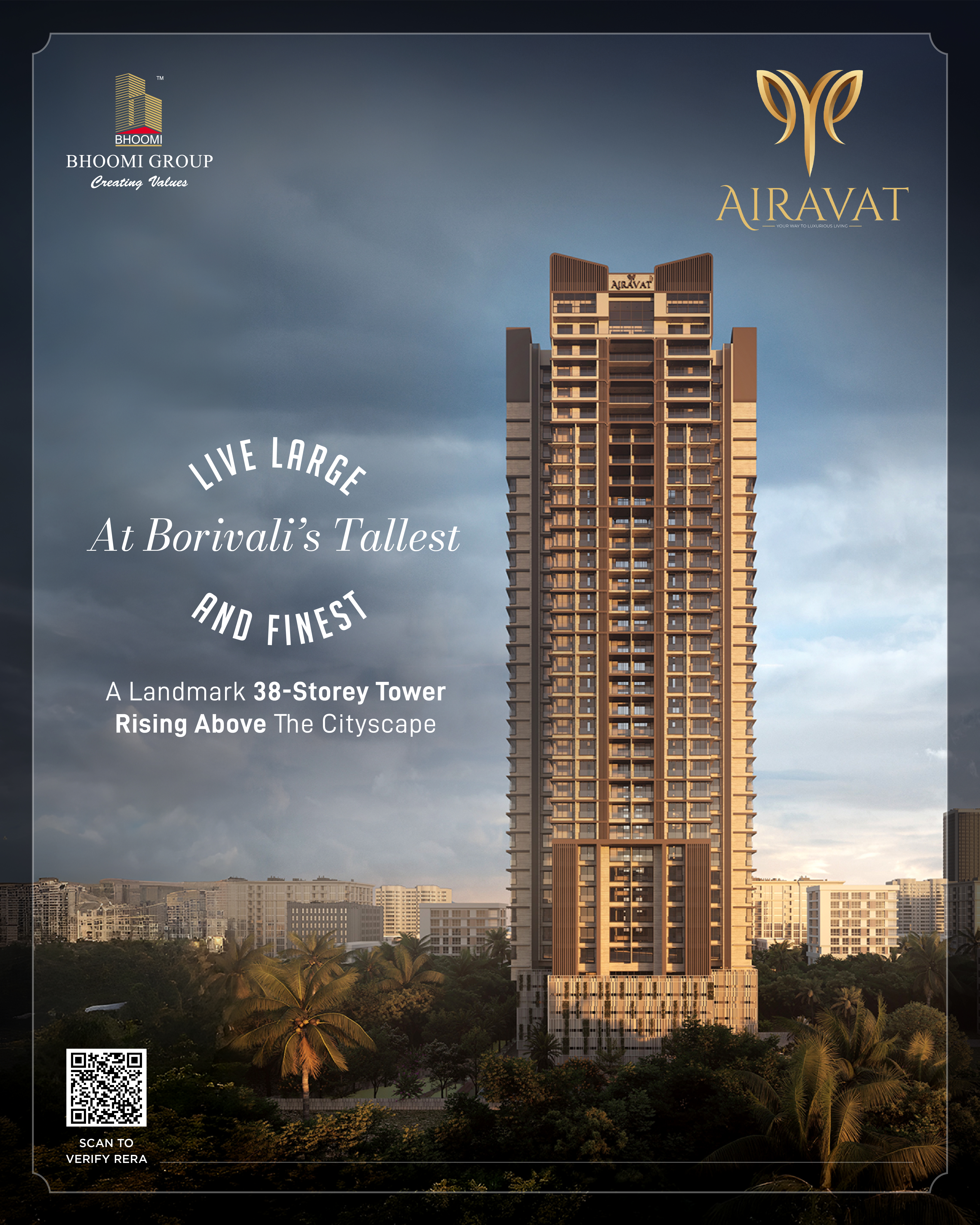 Bhoomi Airavat - Borivali's Tallest 38-Storey Landmark